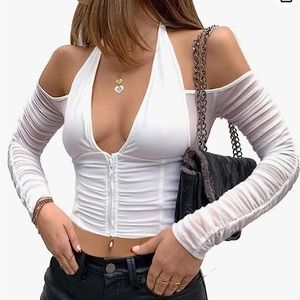 Cute halter going out top